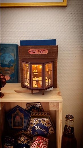 DIY Owl Post box for my Harry Potter Scrapbook #diy #harrypottercollection #harrypotter