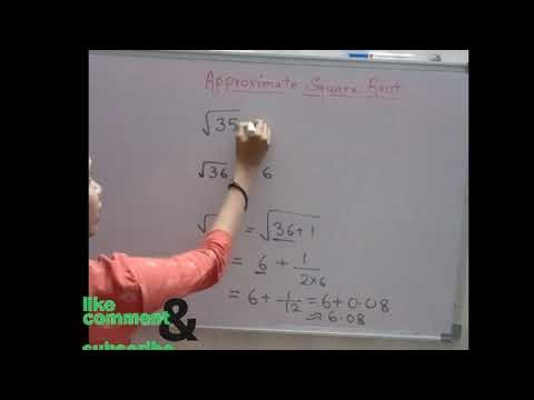 Approximate square root-- Answer within 5 sec