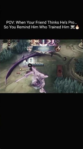 POV: When You Remind Him Who He’s Really Challenging ☠️🔥 #shorts #tiktok #fypシ #memes #mlbb #gaming