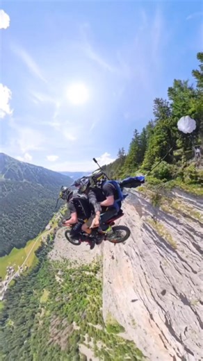 Skydiving Adventures | BASE Jump + Motorcycle Ride = Pure Adrenaline 😱🔥 "Don't try this at home" Full video credit to @mountainmanbase 🙏 #adrenaline #stunt... | Instagram