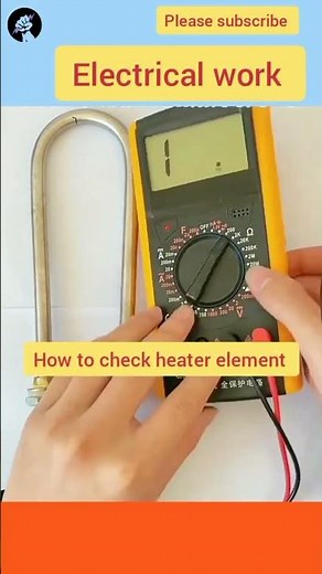 How to check heater element.
