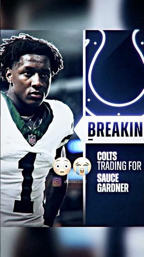 SAUCE GARDNER IS A INDIANAPOLIS COLT 😳😭 #shorts