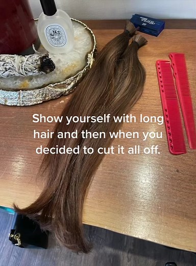 Still the best decision I’ve made #shorthair #longhair #latetothetrend