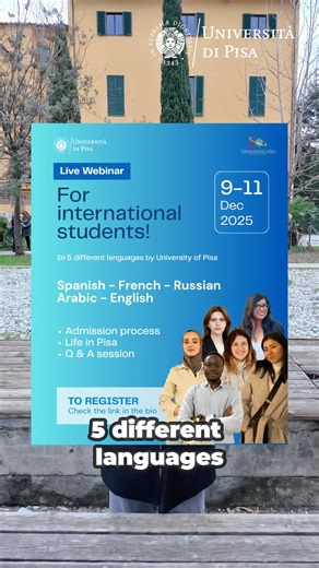 Webinar for International students