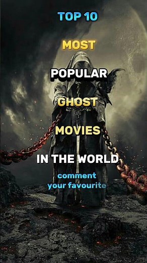 Top 10 Most Popular Ghost Movies in the World 👻 | Must Watch Horror Films