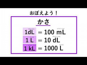 【単位換算】かさ
