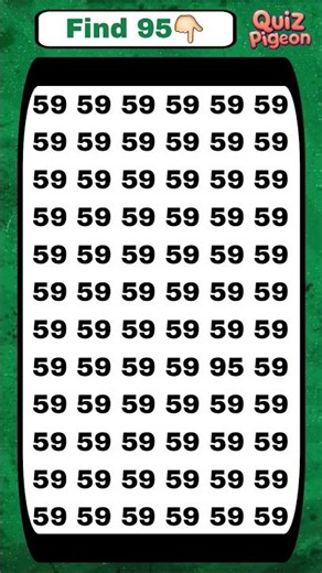 Find The Number 95 #quiz #shoot #quiztime #numberpuzzle