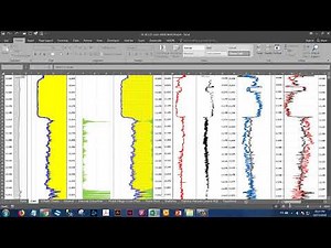 Basic Log Interpretation Excel Spreadsheet