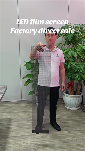 Ultra-Thin Transparent LED Film Screen for Easy Installation