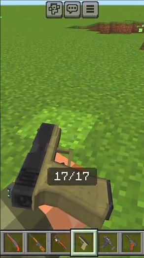 Glock 17 and others guns animations in Minecraft PE