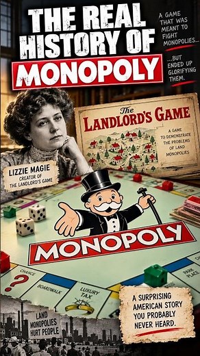 The Secret History Behind MONOPOLY #shorts #history