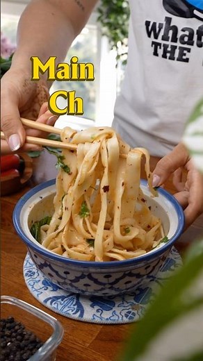 Hand stretched noodles at home! Biand biang noodles easy recipe
