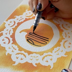 Creative Fall Hand Lettering ! 🎃🍂👻 | Simple