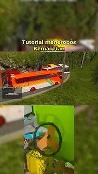 Tutorial on breaking through traffic jams using a bus #simulator #ets2 #steeringwheel #busmania