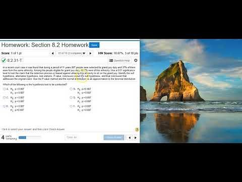 Using StatCrunch to perform hypothesis testing on proportions of jury selections