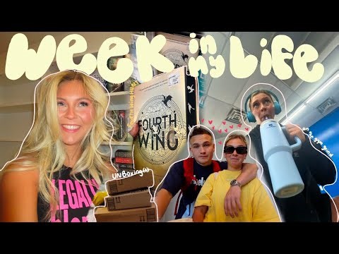 WEEK IN MY LIFE - book hunts, book slumps, routines and more-