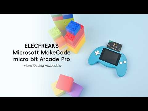 Create Retro Games with ELECFREAKS micro:bit Arcade Pro | MakeCode Arcade STEM Fun