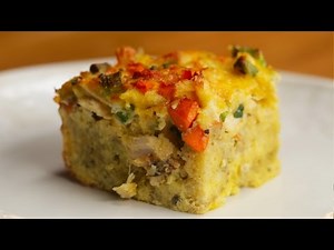 Leftover Thanksgiving Breakfast Casserole