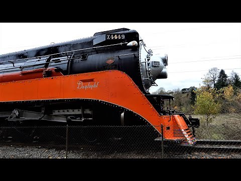 SP 4449 Amazing Whistle And Air Horn! (#1 most viewed train) SP 4449 "Train Horn" Southern Pacific