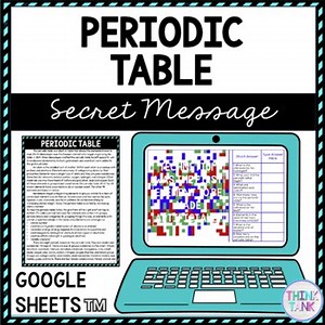 Periodic Table Secret Message Activity for Google Sheets™