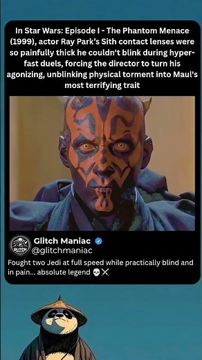 The Painful Secret Behind Darth Maul's Stare #starwars #darthmaul #shorts