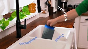 LivePure LP250 Aqua Glo Portable Cool Mist Humidifier. Rose Quartz