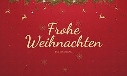 Fröhliche Weihnachten – HTML-Vorlage von Nicepage