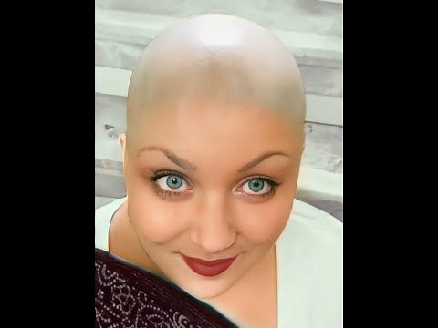 Girl shaved her head smooth l Headshave story | Headshave 2022