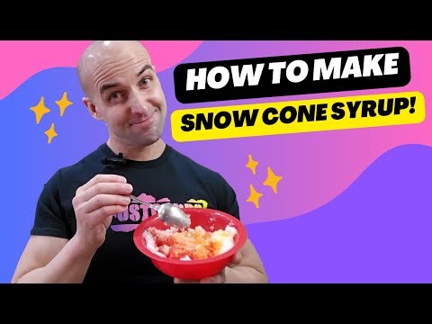 Easy How to Make Snow Cone Syrup