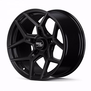 RockTrix RT105 20x9 Off-Road Wheels compatible with Toyota Tundra 2007-2021, Matte Black 5x150 Rims -12mm Offset for 33-35 Inch Tire Clearance, Fits Sequoia, Land Cruiser, And Fits Lexus LX570