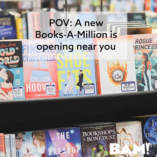 Good news, book lovers, Books-A-Million is opening near you! We can't wait to see you at our new Dover location! | Books-A-Million