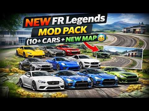 NEW FR Legends Mod Pack (10+ Cars + New Map 🤯)