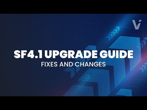 SF4.1 Upgrade Guide Part 1 - Fixes and Changes (SF4.0 to 4.1)