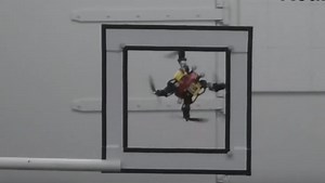 New Drone Prototype Compresses Itself to Squeeze Through Small Spaces Mid-Flight