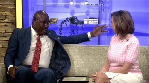 LR Mayor Frank Scott Jr. surprises Melinda Mayo on set
