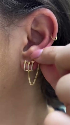 Trendy Gold Earrings for Everyday Style 💛 Must-Have Daily Fashion Picks! #earrings #jewellery