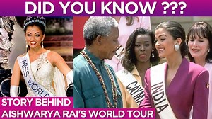 In the year 1994, Aishwarya Rai Bachchan, then Aishwarya Rai made Inda proud by winning the prestigious title of Miss World. Soon after the big win, she was invited by several countries to attend events and Did you know the she chose to represent India by wearing dresses that portrayed her love towards her homeland. We bring to you one such story. Watch the video. | Bollywood Now