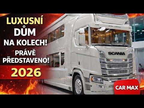 Scania Luxusní Obytný Truck 2026 | Největší Mobilní Dům Na Kolech!