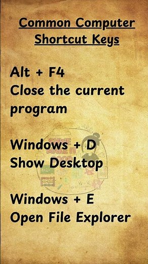 Common Computer Shortcut Keys #english #commonenglishsentences #speakconfidentenglish