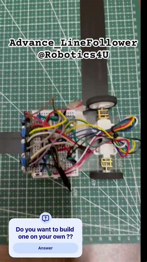 Advance line follower using Arduino Nano ,DRV8833 , N20 Motor with Encoder #motordriver #arduinoide