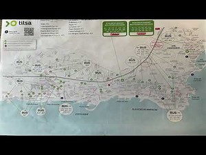 Tenerife - Bus Numbers, Routes/Linea Around The South Tenerife Areas....