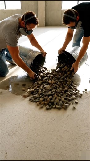 Concrete to Glass Floor 😳✨ #shorts