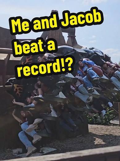 Jacob and I Break a Rollercoaster Record at Thorpe Park