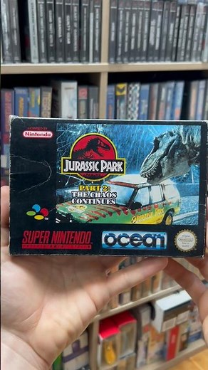 'Jurassic Park Part 2: The Chaos Continues' - SNES (1994) 🦖🌴 #retrogaming #nintendo #jurassicpark