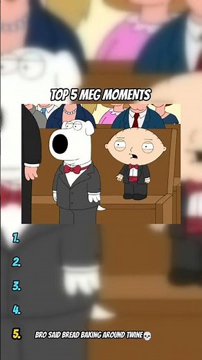 Top 5 Meg Moments Pt. 4 | Family Guy #shorts #familyguy #top5