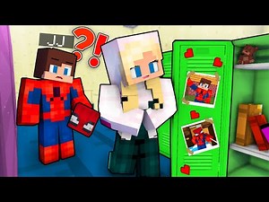 Girl fell in Love with JJ Spider Man - Maizen Minecraft Animation with Mikey