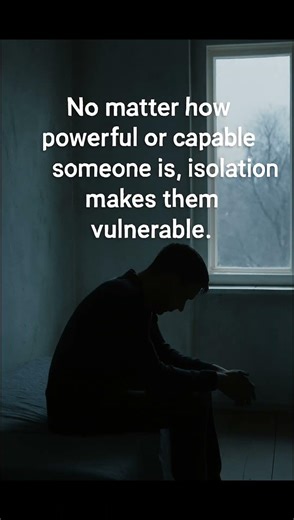 Proverb: Even the strongest tree in the forest falls if it stands alone