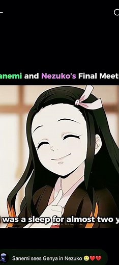 Sanemi and Nezuko's Final Meeting#demonslayer#tanjiro#nezuko#sanemi