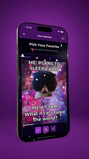 AI Meme Generator Makes 4 Memes in 5 Seconds 🤯 #AIMemeGenerator #MemeFast #funnymemes