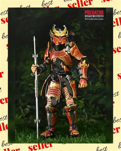 NECA Predator Hunting Grounds Ultimate Samurai Predator 7-Inch Scale Action Figure